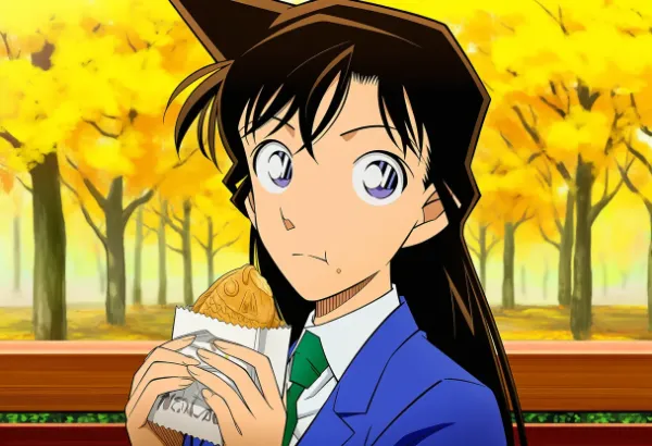 【名探偵コナンの毛利蘭】×秋風景！お月見、紅葉、フラペチーノ♪