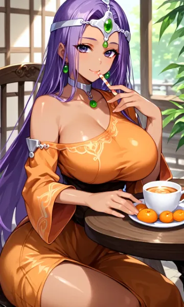 ミネアさん　ティータイム