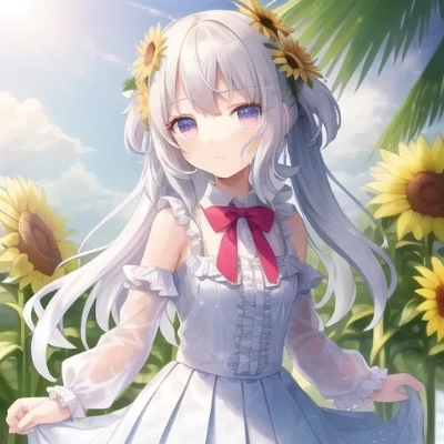 夏の妖花　ヒマワリ