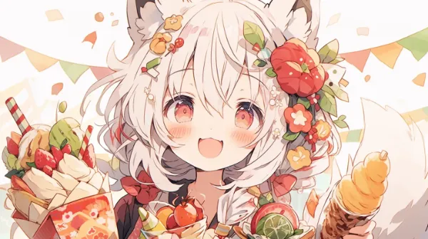 狐娘のフルーツ祭り大冒険