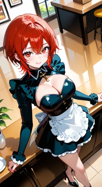 女子高生はメイドカフェ店員に覚醒する………♡  (霧島 紅葉)