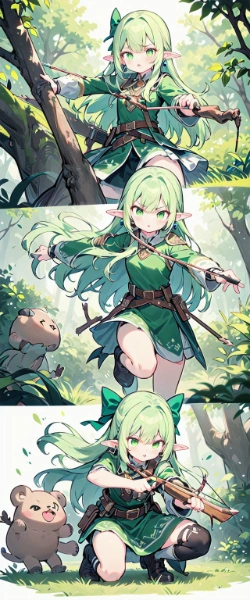 戦闘体制エルフ三姉妹