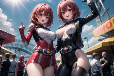 遊園地で僕と握手