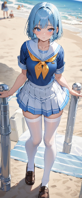 朝の海岸