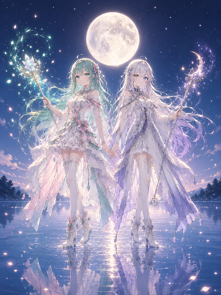月と星