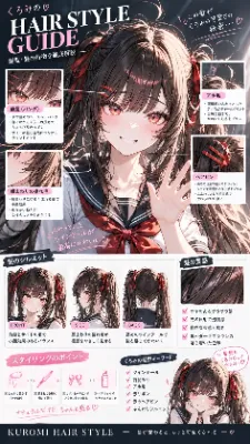 カタログ風かな、お題『頭髪』