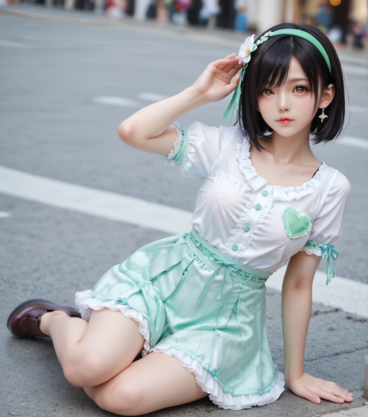 たまには可愛い服でも・・・