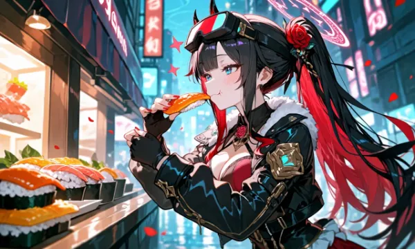 サイバーパンクエリア視察なのじゃ！