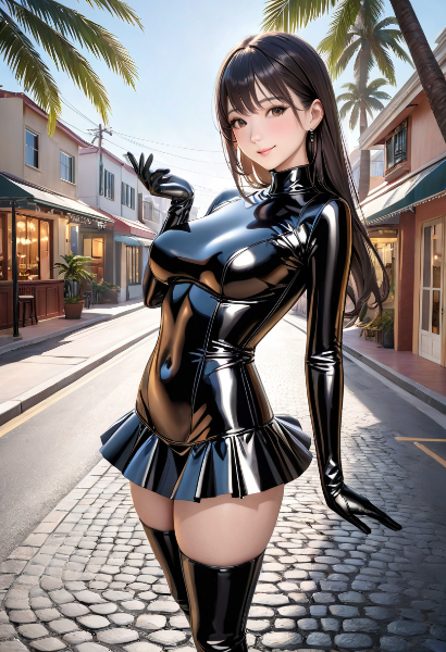フリルスカート付レオタード