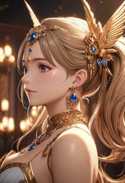 黄金の翼を纏う女神の秘密の夜