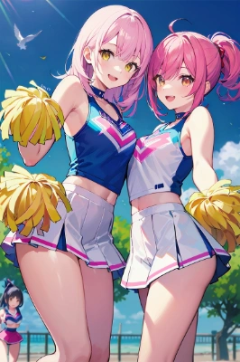 Cheerleader friends