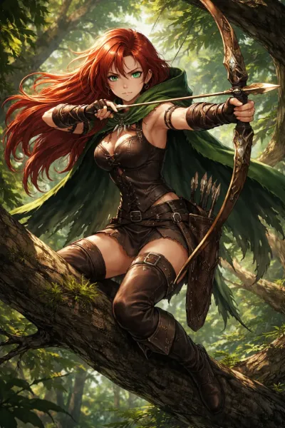 女性冒険者（弓つかい）