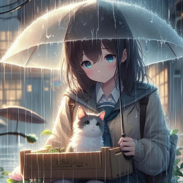 雨の日の出会い