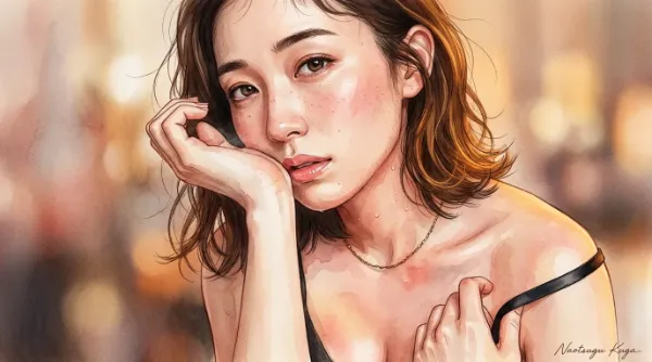 夜の街角で揺れる想い