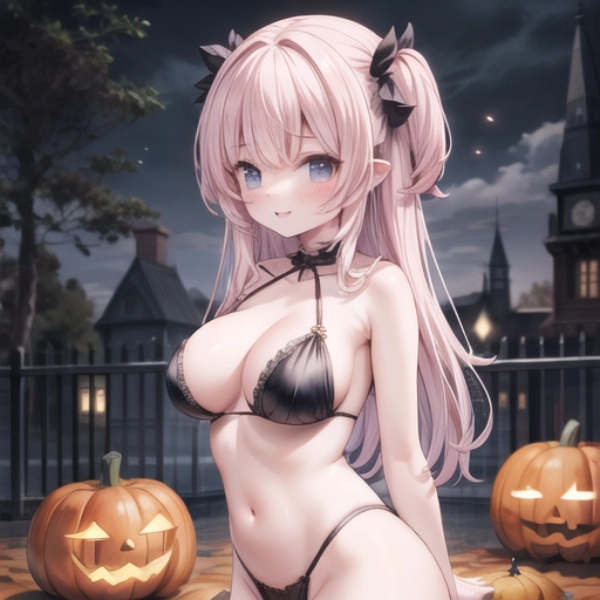 ちょっとエッチな魔女っ娘ちゃん