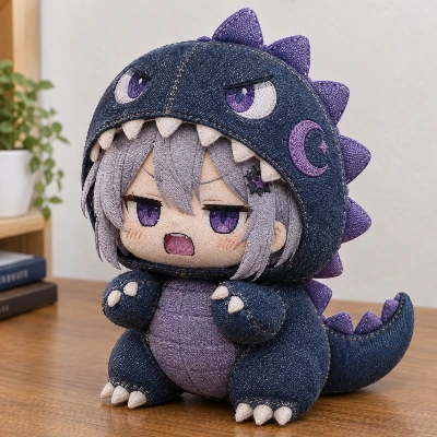 デニム仕立てのキャラゴン