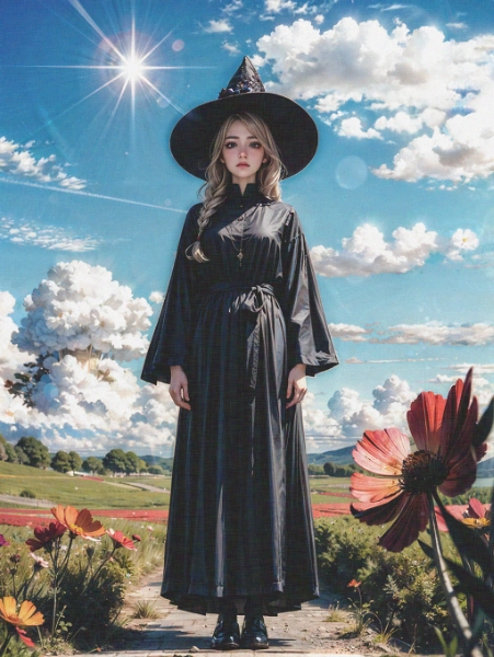 \"Sorceress of the Sunlit Meadows\"