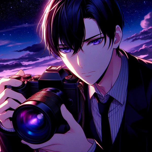 カメラと黒髪短髪男性★(24枚)