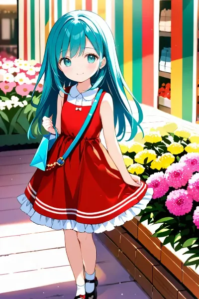 常磐アクア（お題：フラワーマーケット）