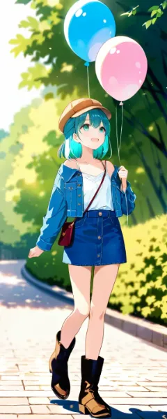 常磐アクア（お題：風船）