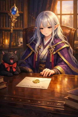 封筒 ― 王孫の机上