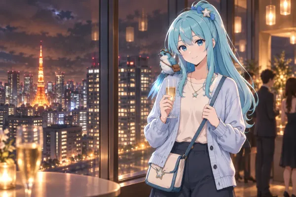 碧衣(2026/10/23、東京の高層ビルより)