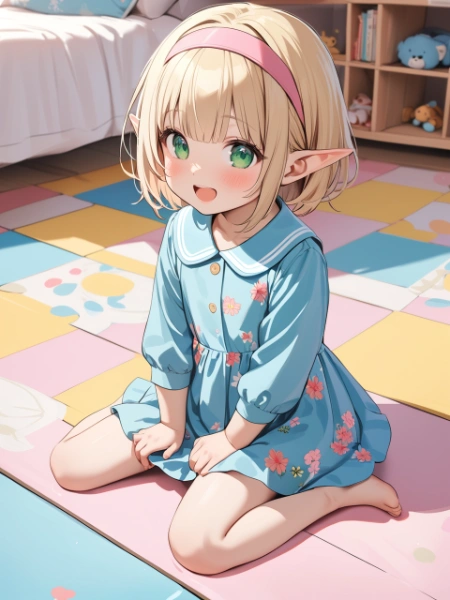 呪文を借りたエルフガール