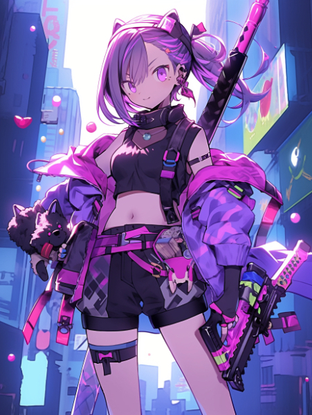 No.1550 ポップアニマルファイターガール