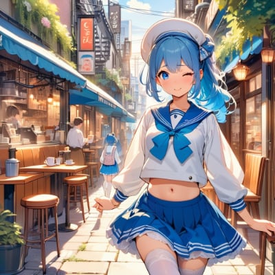 裏通りの散歩