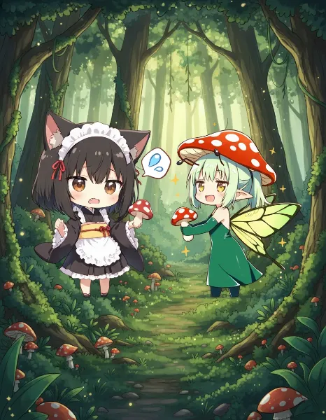 リョクティスちゃんのオススメ🍄ニャ～(TOT)