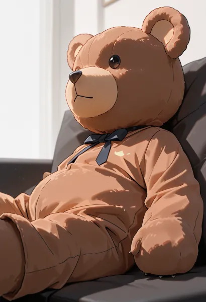 くつろぎのクマさんの秘密の午後