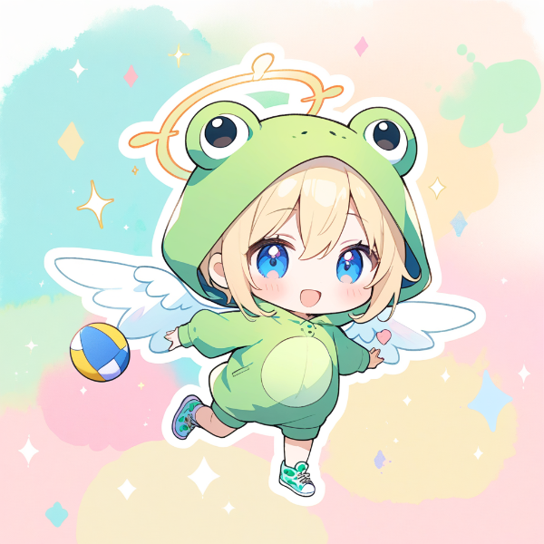 あたらないケロ🐸✨