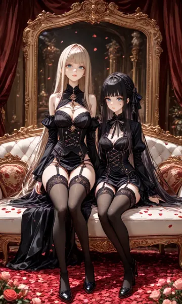 お嬢様のゴス会。