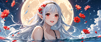 月とエルフ