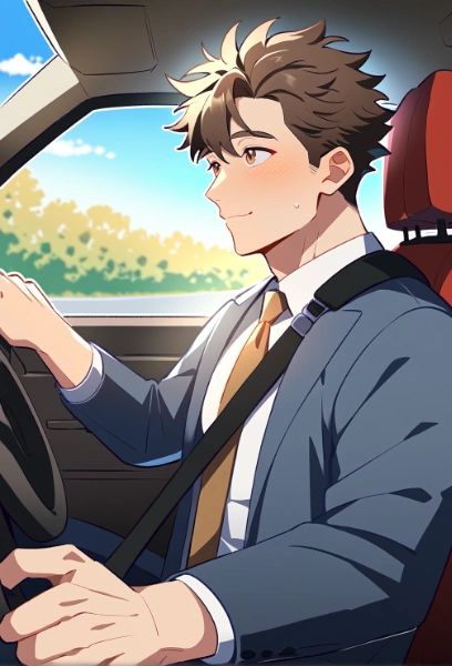 久々に運転する～。