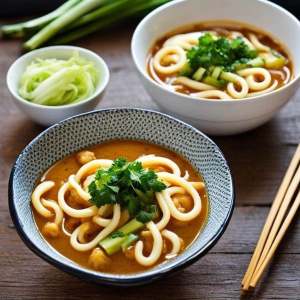 熱々のカレーうどん