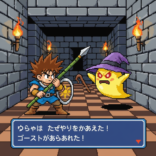 ゴーストがあらわれた！