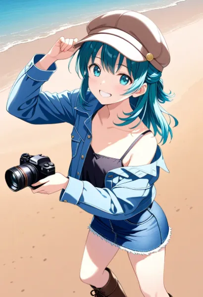 常磐アクア（お題：フィルムカメラ）