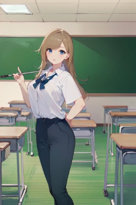 無人の教室にて
