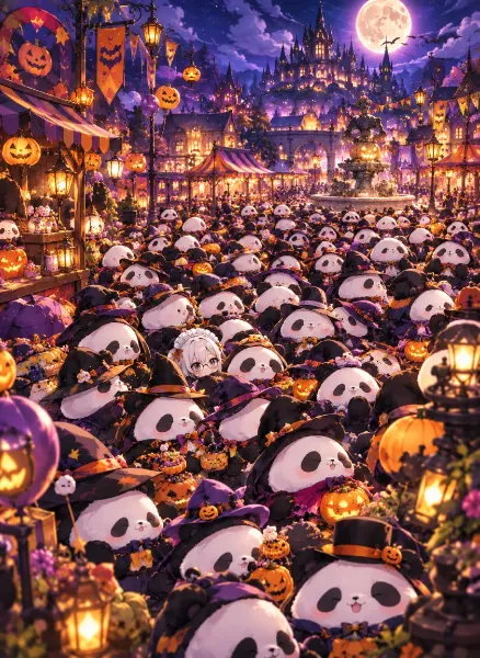 🐼「ダーちゃん🐼を探せ‼️」の巻き🐼🎃✨
