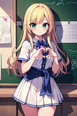 金髪の女の子