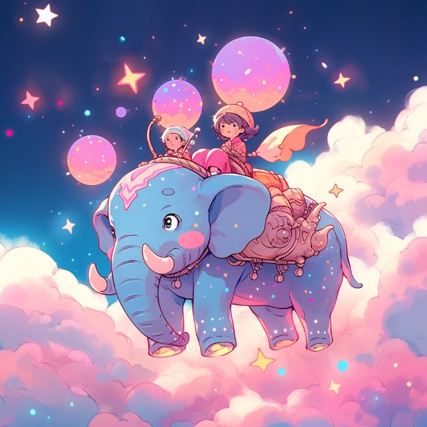 flying elephant