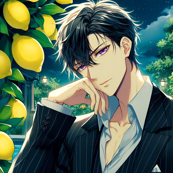 レモンと黒髪短髪男性＊その3(14枚)