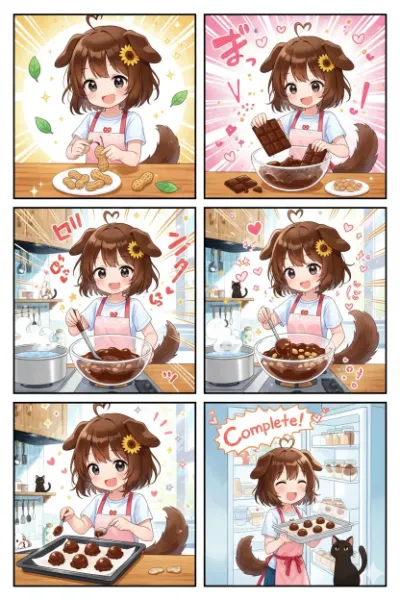 ピーナッツチョコをつくろう！