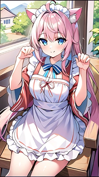 獣耳チャン X 和装メイド