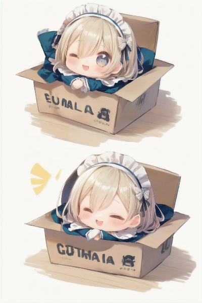 箱詰めメイドちゃん②