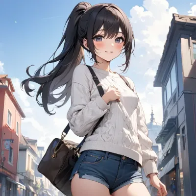 黒髪の女の子47
