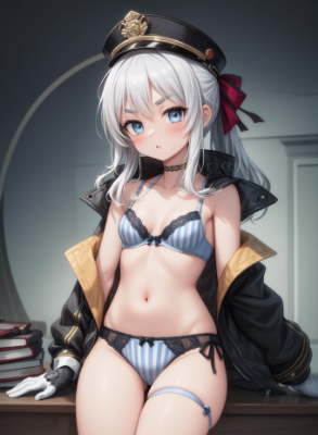 これが私の艦長服です！
