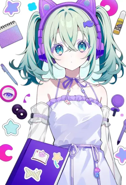 ステッカー……？　こういうのでいいんでしょうか……=^_^=？？