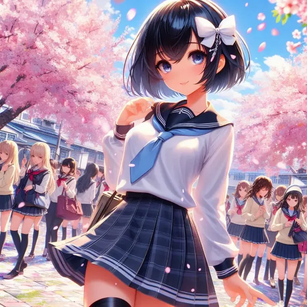 私の名前は、明音(ミント)4月にこの百合ヶ丘学園に入学した、JC1年よ♫